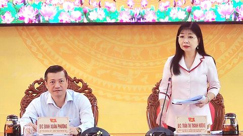 Đoàn giám sát của Ban Thường vụ Tỉnh ủy An Giang làm việc tại xã Tân Hiệp