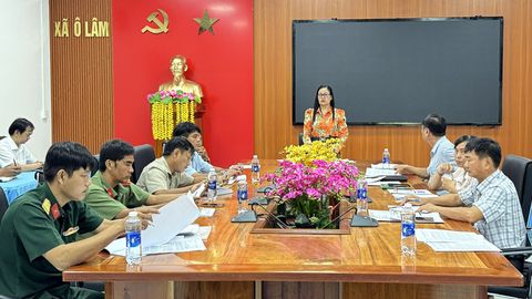 Xã Ô Lâm triển khai kế hoạch tổ chức 3 sự kiện văn hóa, thể thao trọng điểm