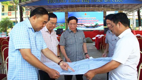 Chủ tịch UBND tỉnh An Giang kiểm tra công tác chuẩn bị lễ động thổ xây dựng trường học biên giới tại xã Ba Chúc