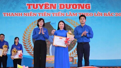 Những đảng viên trẻ, thanh niên tiêu biểu học và làm theo lời Bác