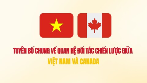 [Infographic] Tuyên bố chung về Quan hệ Đối tác Chiến lược giữa Việt Nam và Canada