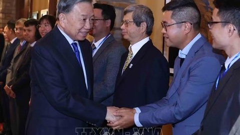 Tổng Bí thư, Chủ tịch nước Tô Lâm gặp Mạng lưới Chuyên gia và Nhà khoa học Việt Nam tại Canada