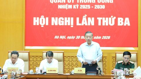 Tổng Bí thư, Chủ tịch nước Tô Lâm chủ trì Hội nghị Quân ủy Trung ương lần thứ Ba nhiệm kỳ 2025 – 2030