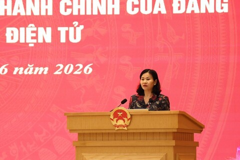 Đảng bộ Chính phủ triển khai 4 thủ tục hành chính của Đảng trên môi trường điện tử