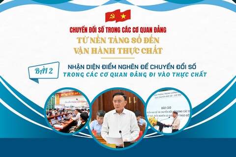 [Megastory] Nhận diện điểm nghẽn để chuyển đổi số trong các cơ quan Đảng đi vào thực chất (Bài 2)