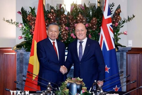 Phát triển toàn diện quan hệ giữa hai nước Việt Nam và New Zealand