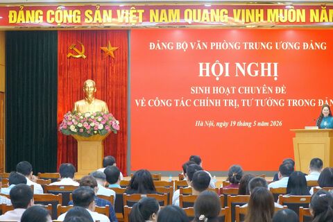 Đảng bộ Văn phòng Trung ương Đảng: Đổi mới sinh hoạt chi bộ gắn với nhiệm vụ chính trị