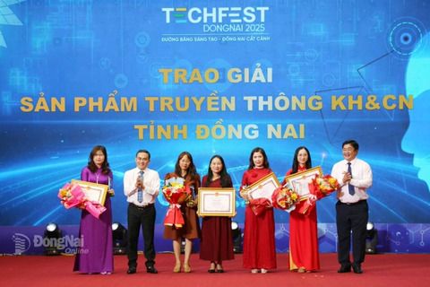 Trao giải các cuộc thi về khoa học, công nghệ, đổi mới sáng tạo tại Đồng Nai