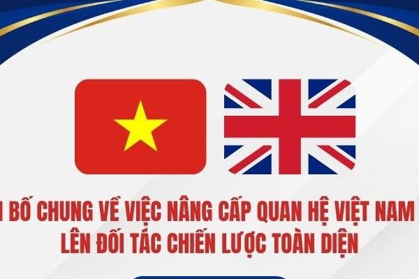 Việt Nam và Anh nâng cấp quan hệ lên Đối tác Chiến lược toàn diện