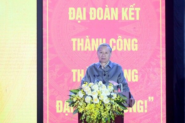 Phát biểu của Tổng Bí thư Tô Lâm tại Ngày hội Đại đoàn kết toàn dân tộc tại phường Thượng Cát, thành phố Hà Nội