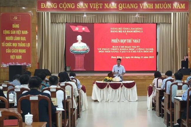 Đảng bộ xã Đam Rông 2 tiếp tục nâng cao nhận thức về Nghị quyết 57