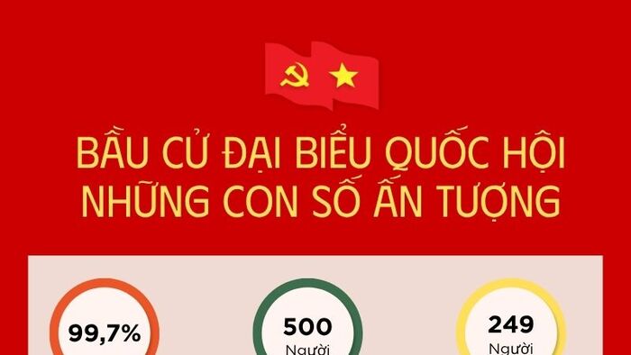Những con số ấn tượng của kỳ bầu cử đại biểu Quốc hội khóa XVI