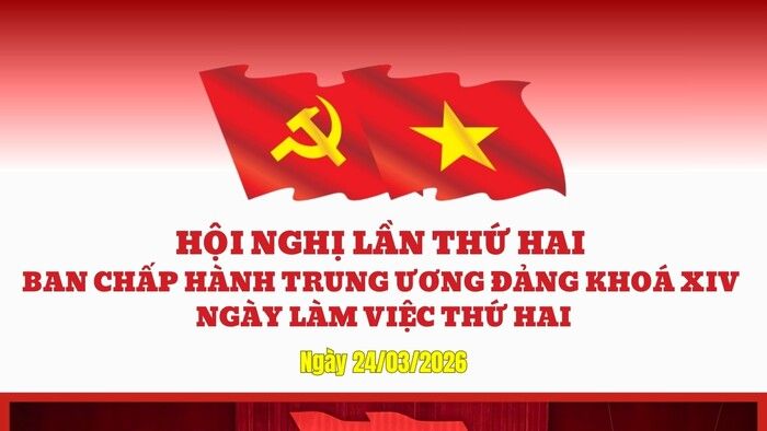 Ngày làm việc thứ hai Hội nghị lần thứ hai Ban Chấp hành Trung ương Đảng khóa XIV