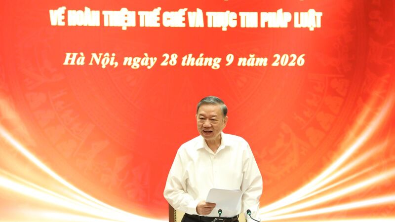 [Ảnh] Tổng Bí thư, Chủ tịch nước Tô Lâm chủ trì phiên họp về hoàn thiện thể chế và thực thi pháp luật