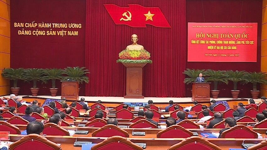 Hội nghị toàn quốc tổng kết công tác phòng, chống tham nhũng, lãng phí, tiêu cực nhiệm kỳ Đại hội XIII của Đảng