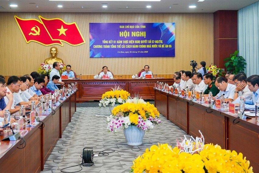 Cà Mau tổng kết 01 năm thực hiện Nghị quyết 57, chương trình cải cách hành chính và Đề án 06