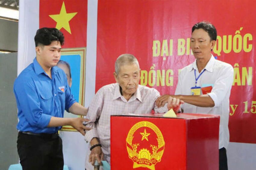 Đến 11 giờ 30 phút ngày 15/3: Hai xã đảo trên địa bàn tỉnh An Giang đạt 100% cử tri tham gia bỏ phiếu