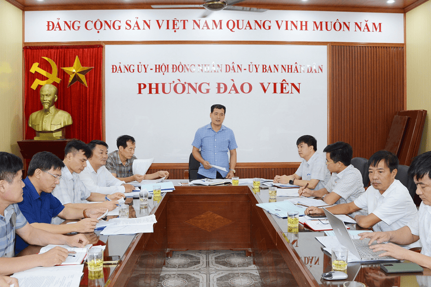 Đảng ủy phường Đào Viên: Lãnh đạo nâng cao các tiêu chí đô thị