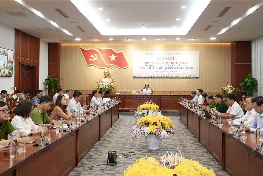 Tổng kết công tác chuyển đổi số trong các cơ quan Đảng năm 2025