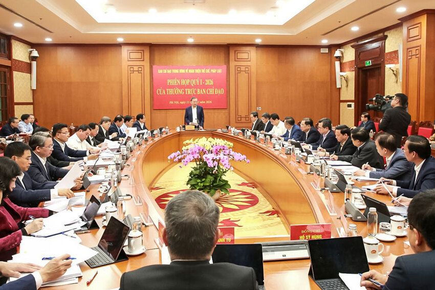 Kết luận của Tổng Bí thư Tô Lâm về hoàn thiện thể chế, pháp luật tại Phiên họp quý I/2026 của Thường trực Ban Chỉ đạo