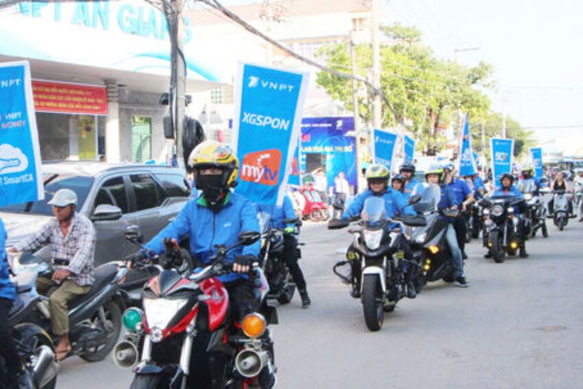 Đoàn Thanh niên Tập đoàn VNPT và Tỉnh đoàn An Giang ra quân lan tỏa giá trị số