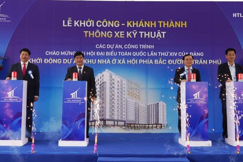 Khởi động dự án nhà ở xã hội HTL Lakeside tại phường Tuy Hòa