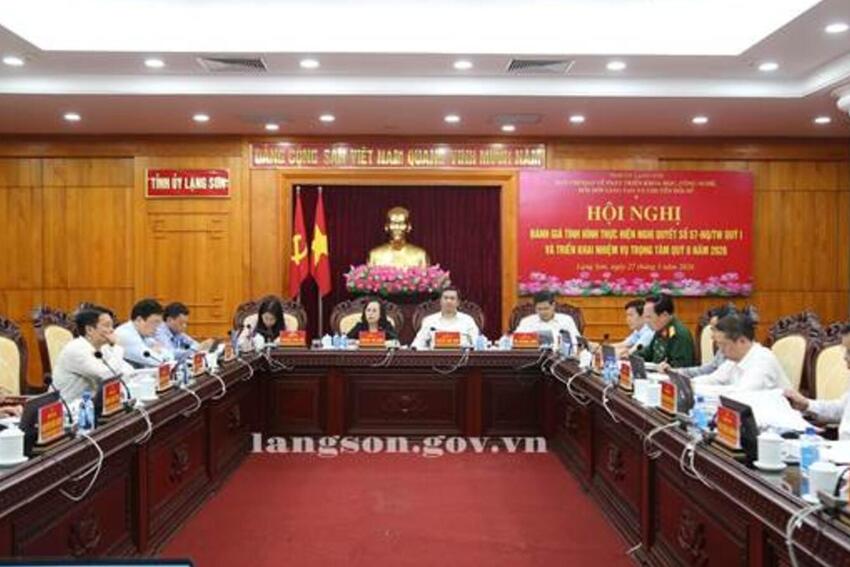 Hội nghị đánh giá tình hình thực hiện Nghị quyết số 57-NQ/TW quý I năm 2026