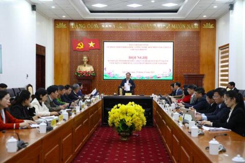 Hội nghị đánh giá tình hình thực hiện Nghị quyết số 57-NQ/TW năm 2025 và nhiệm vụ, giải pháp trọng tâm năm 2026