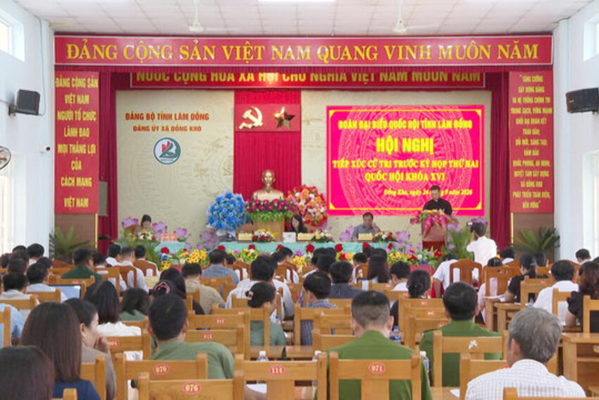 Đại biểu QH tiếp xúc cử tri xã Đồng Kho và xã Bắc Ruộng