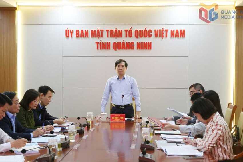 Ban Thường trực Ủy ban MTTQ tỉnh kiểm điểm, đánh giá, xếp loại chất lượng năm 2025