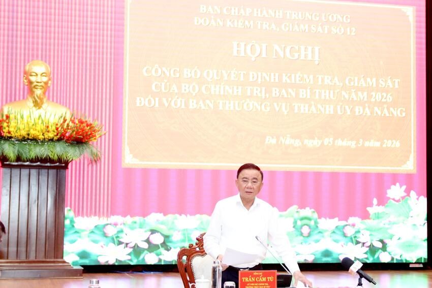 Kiểm tra, giám sát việc triển khai thực hiện Nghị quyết Đại hội XIV của Đảng và lãnh đạo công tác bầu cử tại Đà Nẵng