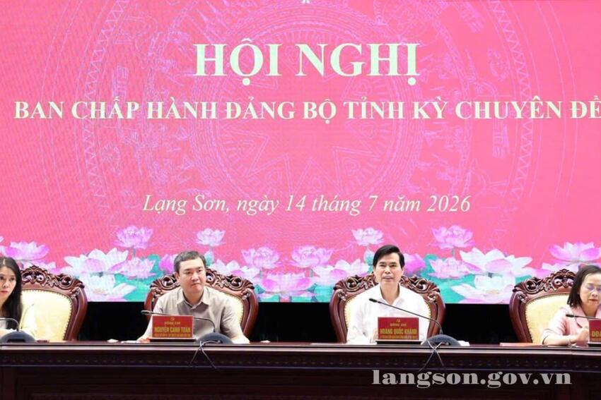 Hội nghị Ban Chấp hành Đảng bộ tỉnh kỳ chuyên đề
