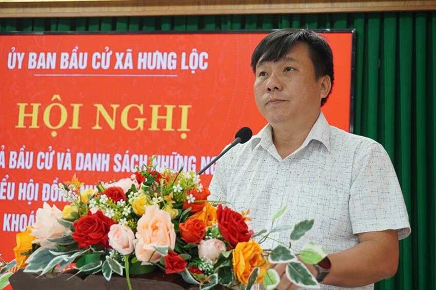 Hưng Lộc: Công bố kết quả bầu cử đại biểu Hội đồng nhân dân xã khóa II