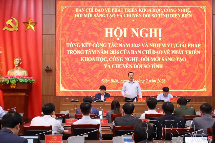Ban Chỉ đạo phát triển KHCN, đổi mới sáng tạo và chuyển đổi số tỉnh triển khai nhiệm vụ năm 2026