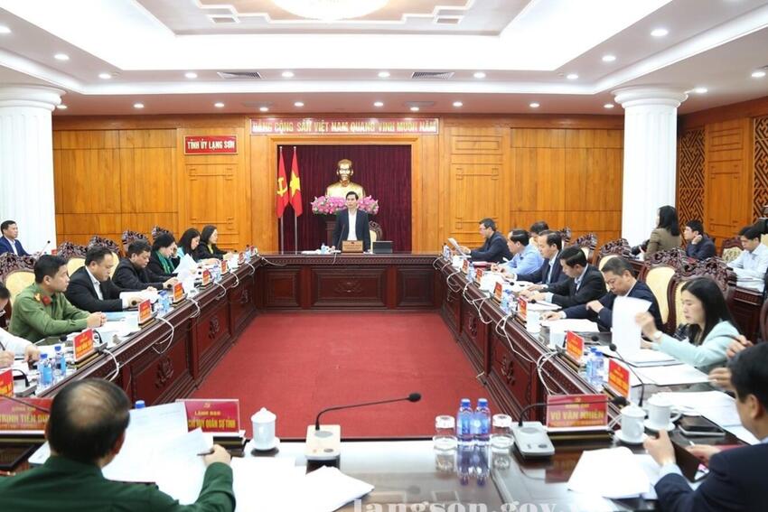 Hội nghị Ban Thường vụ Tỉnh ủy kỳ chuyên đề