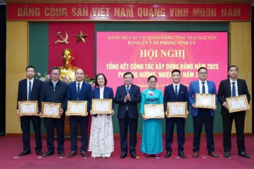 Đảng bộ Văn phòng Tỉnh ủy tổng kết công tác xây dựng Đảng năm 2025, triển khai nhiệm vụ năm 2026