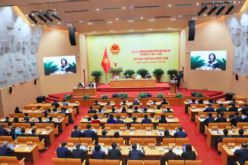 Khai mạc kỳ họp thứ 28 HĐND thành phố Hà Nội khóa XVI