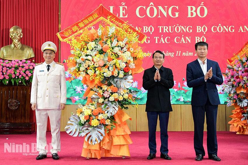 Thượng tá Cù Quốc Thắng giữ chức Giám đốc Công an tỉnh Ninh Bình
