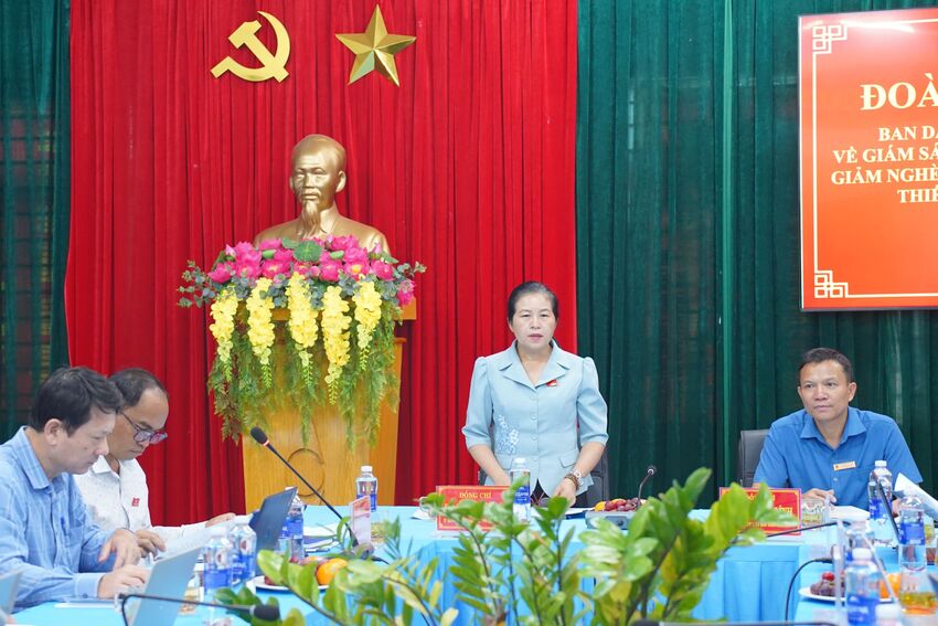 Giám sát kết quả thực hiện công tác giảm nghèo bền vững vùng đồng bào dân tộc thiểu số tại xã Hòa Sơn