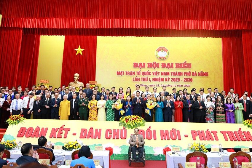 Phó Chủ tịch - Tổng Thư ký Nguyễn Thị Thu Hà dự Đại hội đại biểu MTTQ Việt Nam thành phố Đà Nẵng nhiệm kỳ 2025 - 2030