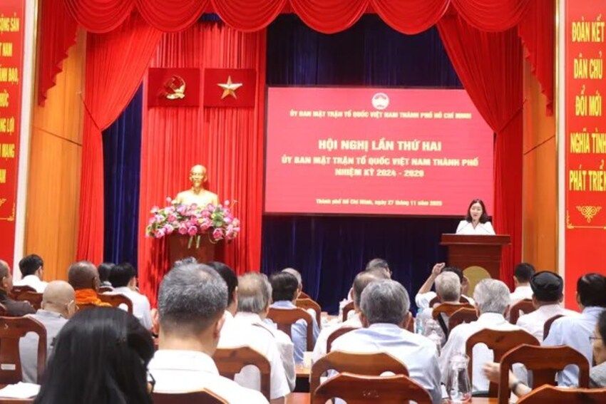 TP Hồ Chí Minh: Ủy ban MTTQ Việt Nam thành phố tổ chức Hội nghị lần thứ 2, nhiệm kỳ 2024 - 2029