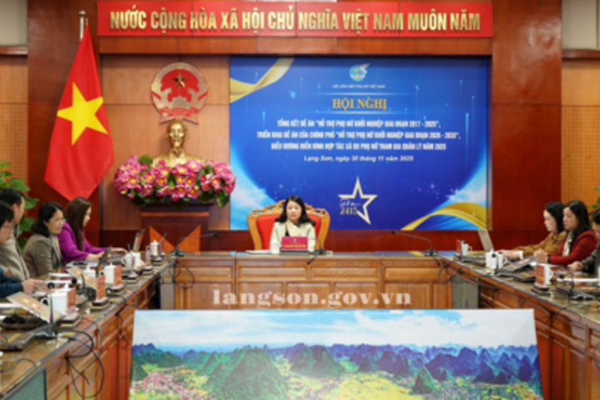 Hội nghị toàn quốc tổng kết Đề án Hỗ trợ phụ nữ khởi nghiệp giai đoạn 2017-2025