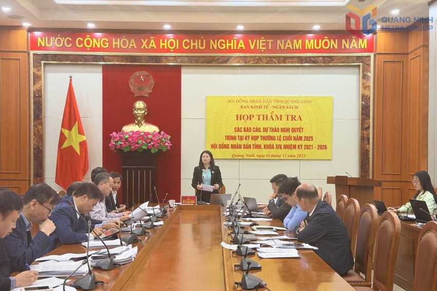 Ban Kinh tế - Ngân sách HĐND tỉnh thẩm tra các báo cáo, dự thảo nghị quyết