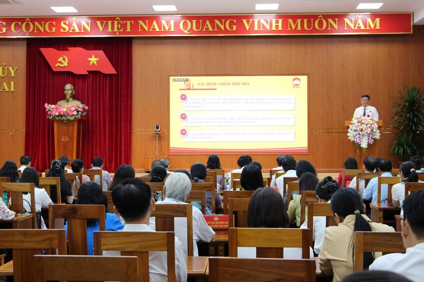 Cụm thi đua các tỉnh, thành phố Nam Bộ triển khai Nghị quyết Đại hội đại biểu toàn quốc MTTQ Việt Nam lần thứ XI, nhiệm kỳ 2026 - 2031