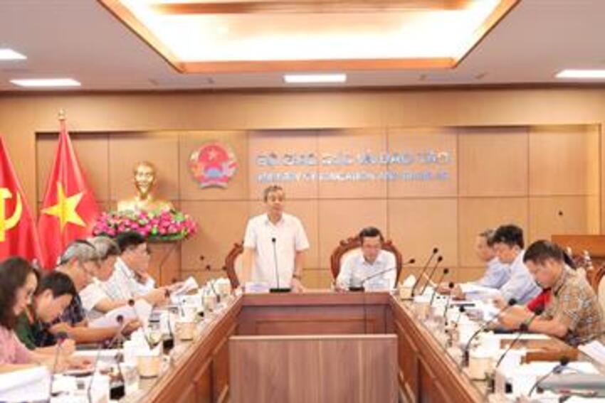 Đoàn kiểm tra Ban Chỉ đạo 35 Trung ương làm việc với Ban Chỉ đạo 35 Đảng uỷ Bộ GDĐT