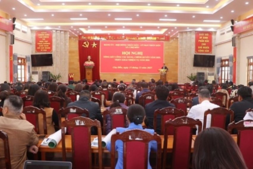 Các xã Chợ Đồn, Yên Phong: Tổng kết nhiệm vụ chính trị năm 2025