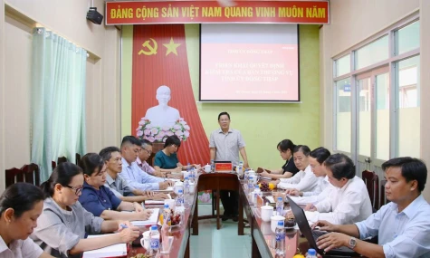 Kiểm tra việc thực hiện Nghị quyết 57 tại phường Mỹ Phong