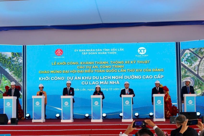 Khởi công Dự án Khu du lịch nghỉ dưỡng cao cấp Cù Lao Mái Nhà tại Đắk Lắk