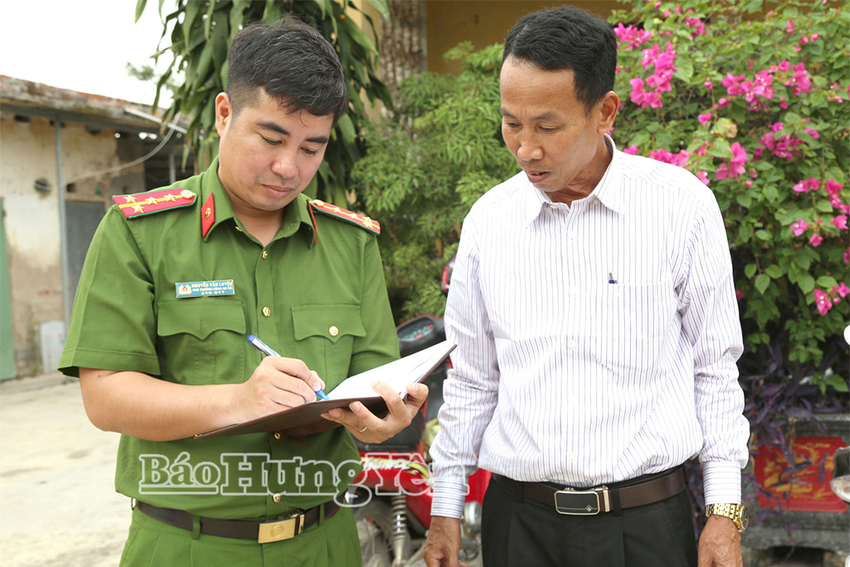 Ấn tượng tốt đẹp về một Phó Trưởng Công an xã