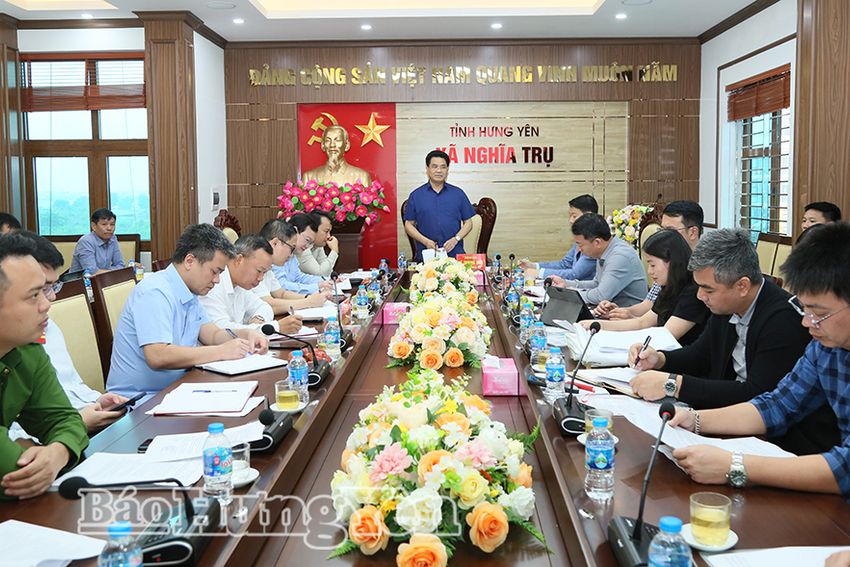 Tập trung tháo gỡ khó khăn trong giải phóng mặt bằng dự án xây dựng hạ tầng Khu công nghiệp Văn Giang